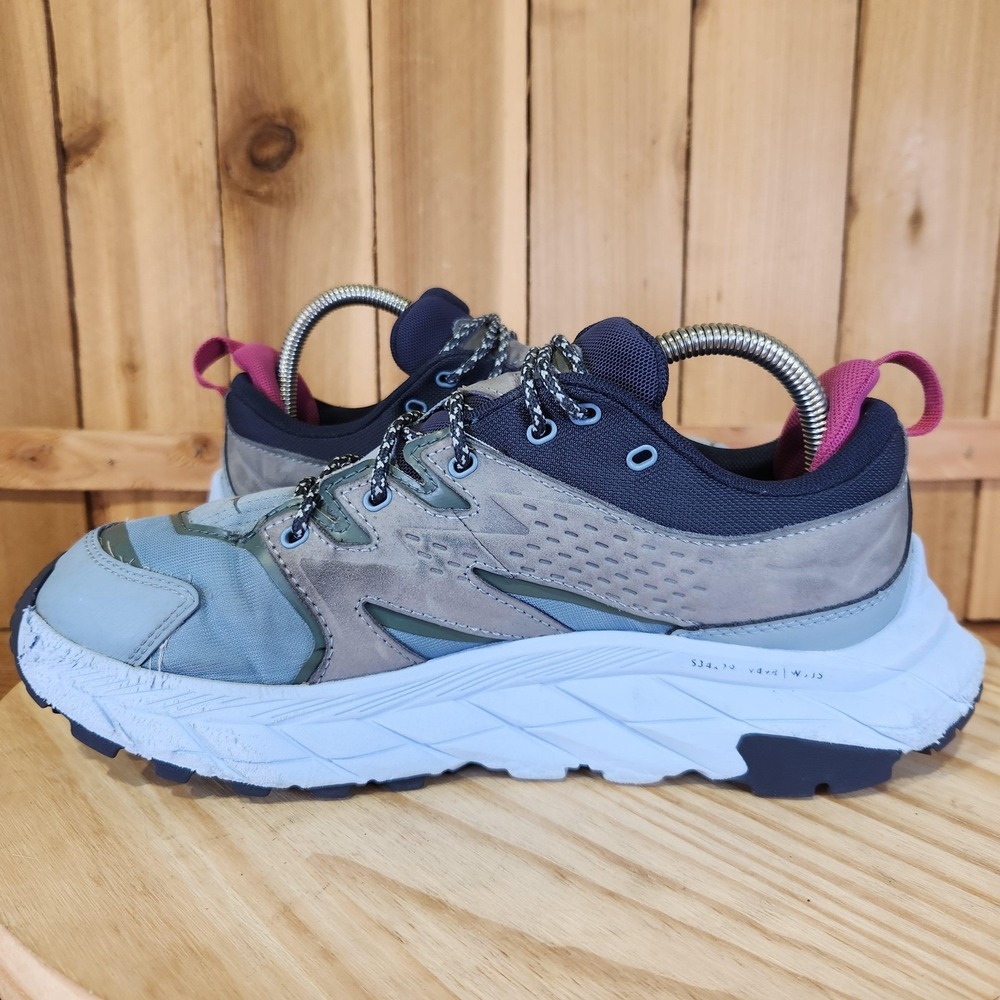 Hoka One One Anacapa Low GTX Shoes Womens 8.5 Blue Gore-Tex Hiking NO INSOLE - Picture 6 of 10